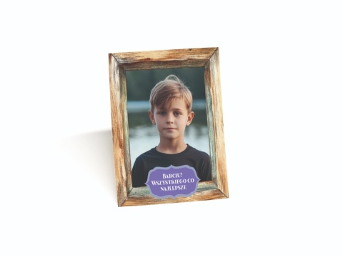 Foto Magnes 60mm x 80mm Na dzień babci i dziadka, różne okazje