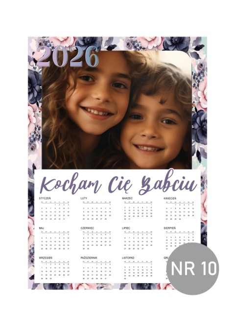 10 Kalendarz z dedykacją dla babci - na dzień babci 2026